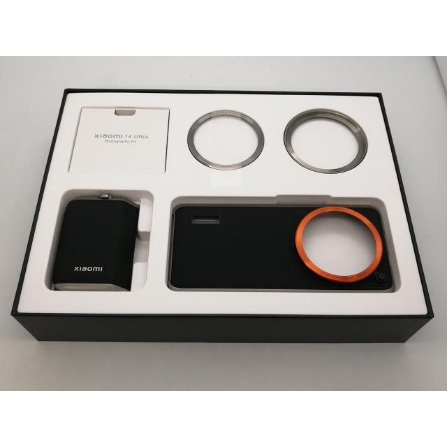 【中古】Xiaomi 国内版 【SIMフリー】 Xiaomi 14 Ultra （フォトグラフィーキット付き） ブラック 16GB 512GB【広島本通】保証期間１ヶ月【ランクA】の画像