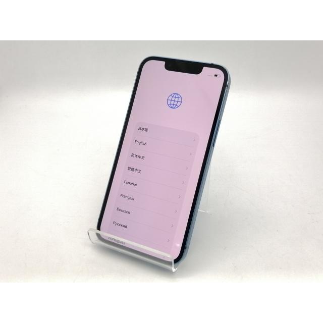 【中古】Apple SoftBank 【SIMフリー】 iPhone 13 mini 256GB ブルー MLJN3J/A【広島本通】保証期間１ヶ月【ランクC】の画像