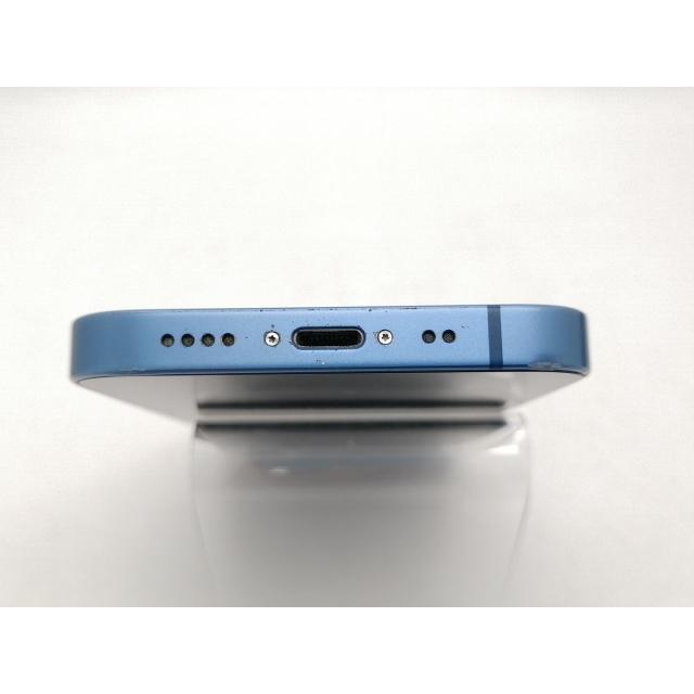 【中古】Apple SoftBank 【SIMフリー】 iPhone 13 mini 256GB ブルー MLJN3J/A【広島本通】保証期間１ヶ月【ランクC】の画像