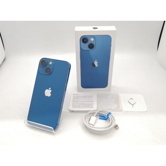 【中古】Apple SoftBank 【SIMフリー】 iPhone 13 mini 256GB ブルー MLJN3J/A【広島本通】保証期間１ヶ月【ランクC】の画像