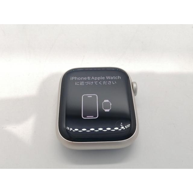 中古】Apple Apple Watch Series9 45mm GPS スターライトアルミニウム 