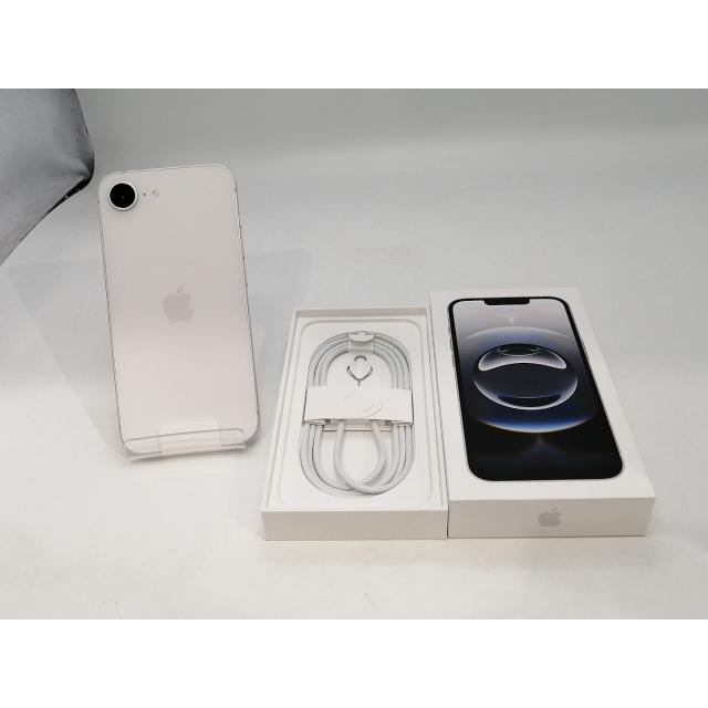 【未使用】Apple UQmobile 【SIMフリー】 iPhone 16e 128GB ホワイト MD1R4J/A【なんば】保証期間３ヶ月の画像