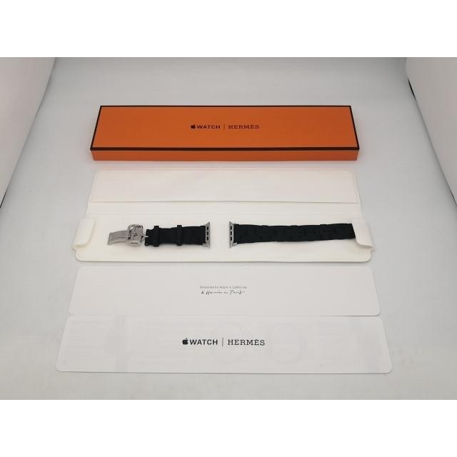 【中古】Apple Apple Watch Hermes キリムシンプルトゥールストラップ ブラック (42mm/44mm/45mm/46mm)【広島本通】保証期間１ヶ月【ランクA】の画像