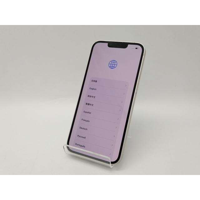 【中古】【赤ロム保証あり】Apple au 【SIMフリー】 iPhone 14 128GB スターライト MPUQ3J/A【広島本通】保証期間１ヶ月【ランクC】の画像