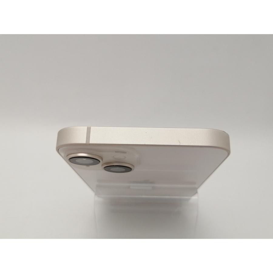 【中古】【赤ロム保証あり】Apple au 【SIMフリー】 iPhone 14 128GB スターライト MPUQ3J/A【広島本通】保証期間１ヶ月【ランクC】の画像