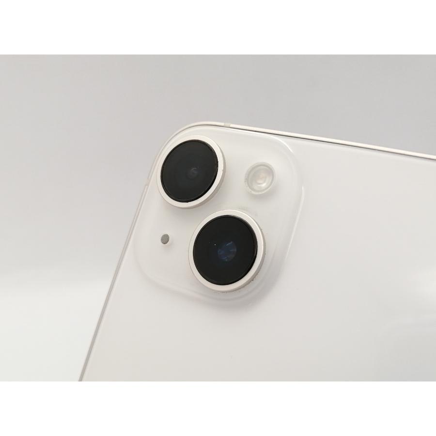 【中古】【赤ロム保証あり】Apple au 【SIMフリー】 iPhone 14 128GB スターライト MPUQ3J/A【広島本通】保証期間１ヶ月【ランクC】の画像
