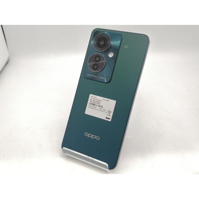 中古】Oppo ymobile 【SIMフリー】 OPPO Reno11 A ダークグリーン 8GB