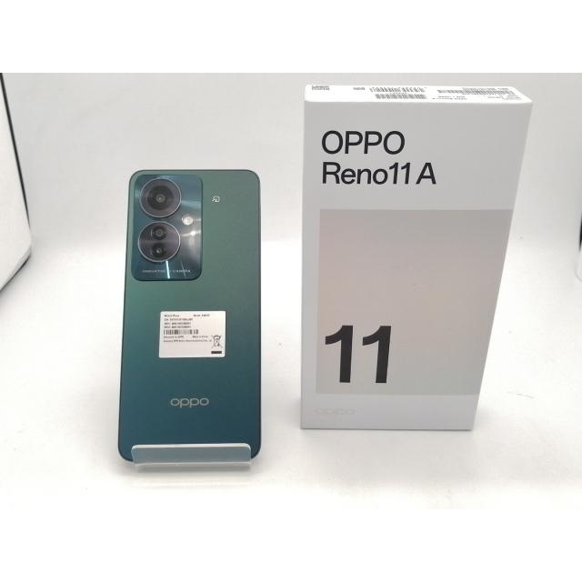 中古】Oppo ymobile 【SIMフリー】 OPPO Reno11 A ダークグリーン 8GB