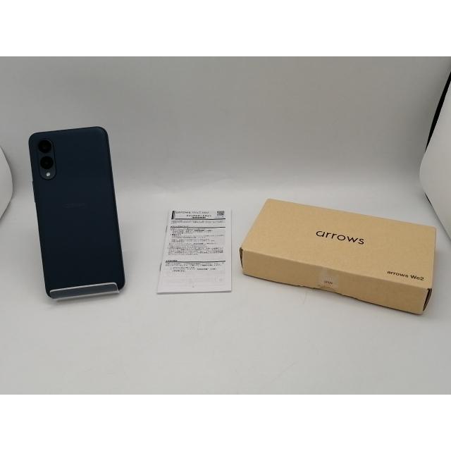 中古】FCNT 楽天モバイル 【SIMフリー】 arrows We2 ネイビーグリーン