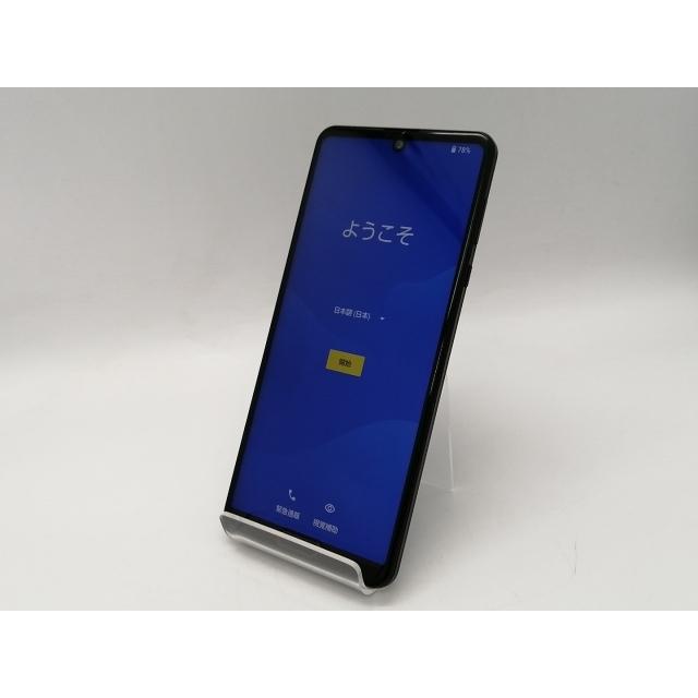 中古】SHARP SoftBank 【SIMロック解除済み】 AQUOS R5G ブラックレイ