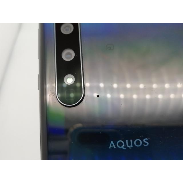 中古】SHARP SoftBank 【SIMロック解除済み】 AQUOS R5G ブラックレイ