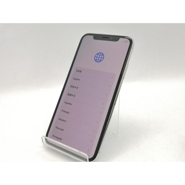 中古】Apple au 【SIMロック解除済み】 iPhone X 256GB シルバー