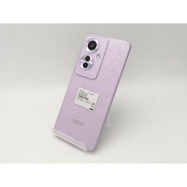 [新品未使用]OPPO Reno11 A コーラルパープル 8GB/128GB 中古】Oppo ymobile 【SIMフリー】 OPPO Reno11 A コーラルパープル