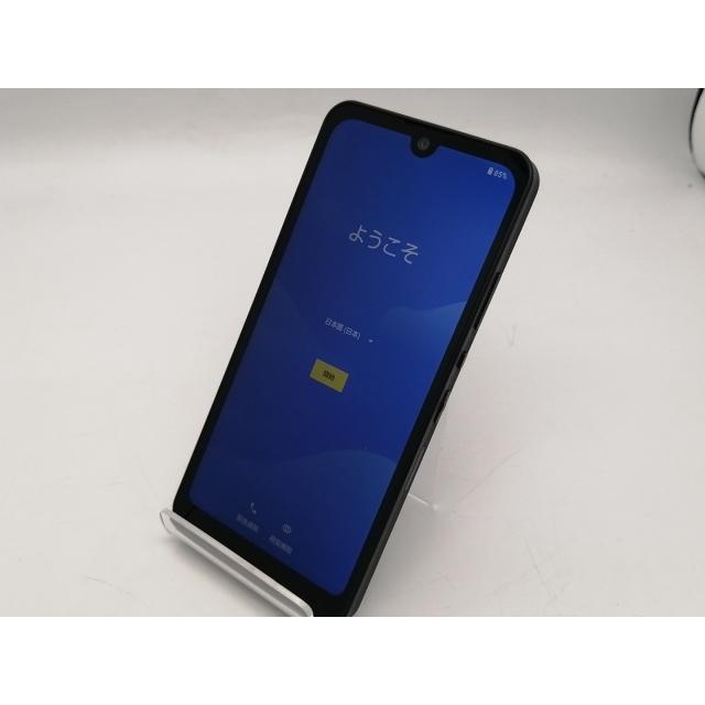 中古】SHARP au 【SIMフリー】 AQUOS wish チャコール 4GB 64GB SHG06