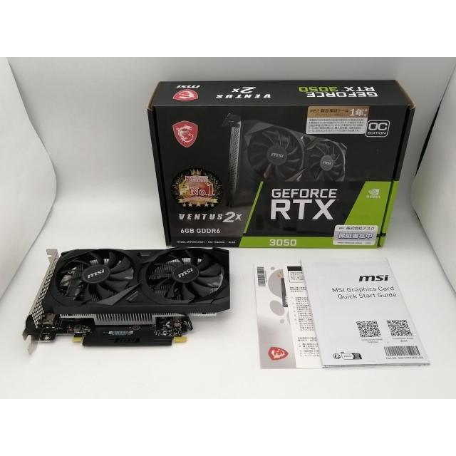 中古】MSI GeForce RTX 3050 VENTUS 2X E 6G OC RTX3050/6GB(GDDR6