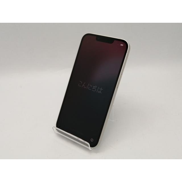 【中古】【赤ロム保証あり】Apple au 【SIMフリー】 iPhone 14 128GB スターライト MPUQ3J/A【広島本通】保証期間１ヶ月【ランクB】の画像