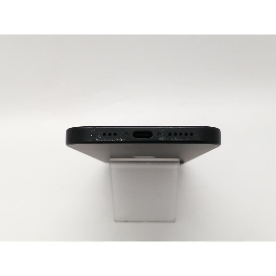 【中古】Apple au 【SIMフリー】 iPhone 15 128GB ブラック MTMH3J/A【広島本通】保証期間１ヶ月【ランクC】の画像