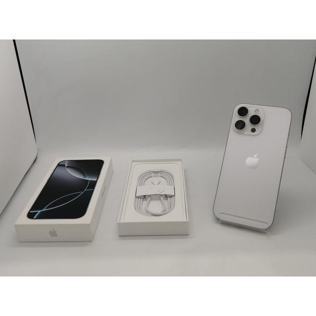 中古】Apple au 【SIMフリー】 iPhone 16 Pro Max 256GB ホワイト