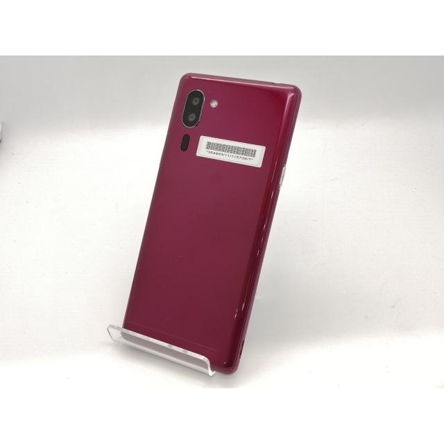 中古】SHARP SoftBank 【SIMロック解除済み】 シンプルスマホ5 ワイン 