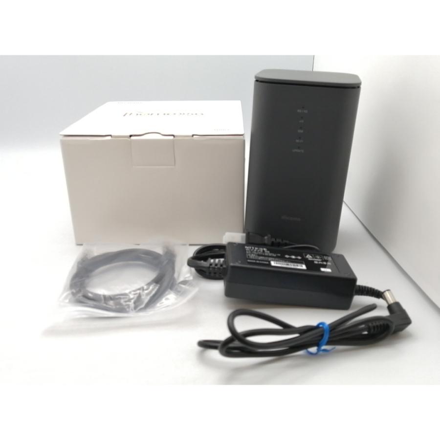 中古】SHARP docomo 【SIMフリー】 home 5G HR02 [ダークグレー]【EC