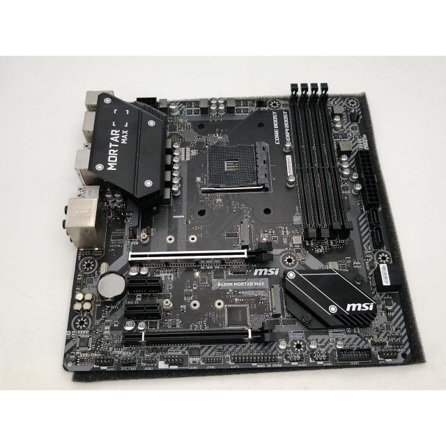 中古】MSI B450M MORTAR MAX B450/AM4/MicroATX【広島本通】保証期間1