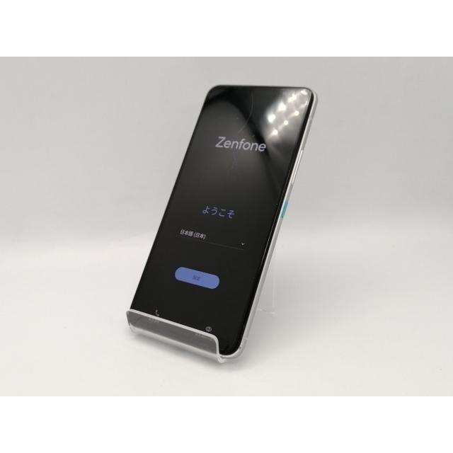中古】ASUS 国内版 【SIMフリー】 Zenfone 8 Flip グレイシアシルバー