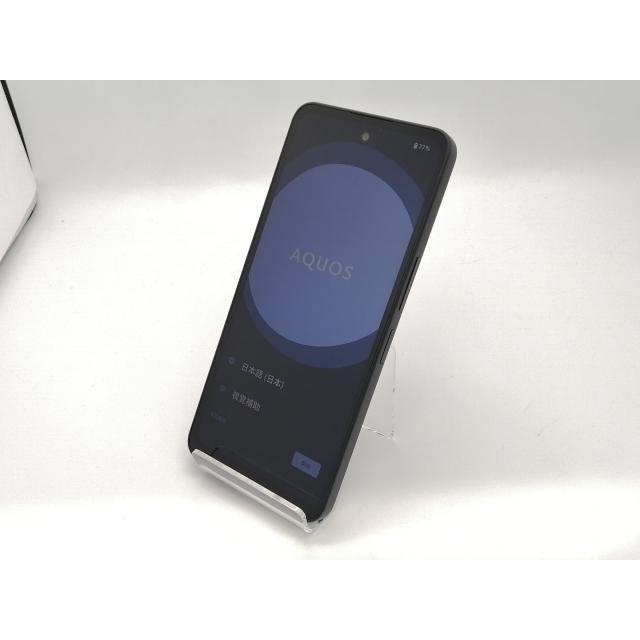 美品】AQUOS Wish5 SUMI(黒) 64GB SH-52F AQUOS wish スマートフォン