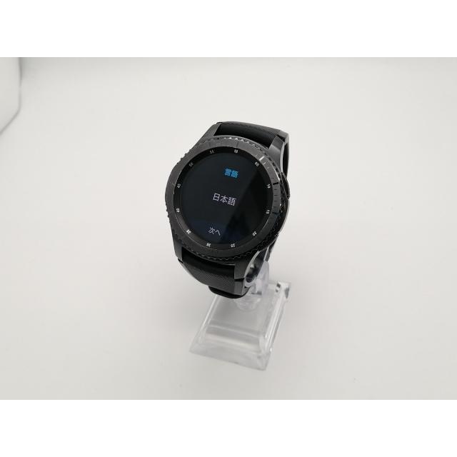 中古】SAMSUNG Galaxy Gear S3 frontier Space Gray SM-R760NDAAXJP 