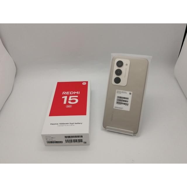 未使用】Xiaomi SoftBank 【SIMフリー】 REDMI 15 5G チタングレー 4GB