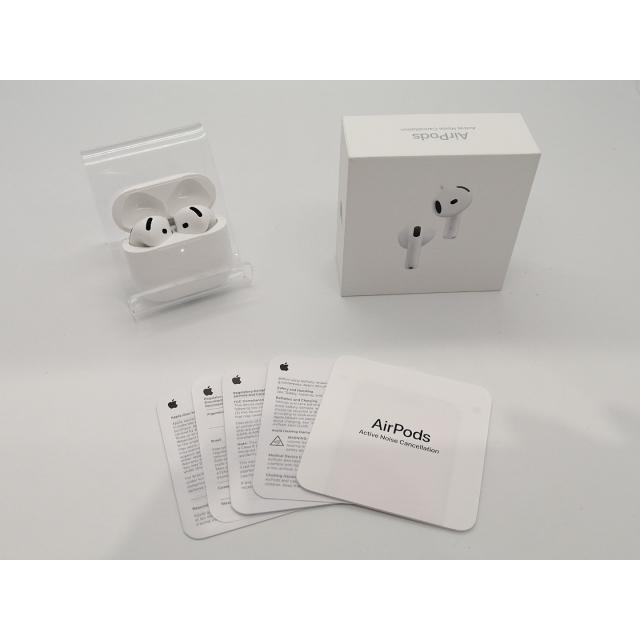 【中古美品】AirPods4 アクティブノイズ キャンセリング搭載 中古】Apple AirPods 4 アクティブノイズキャンセリング搭載モデル