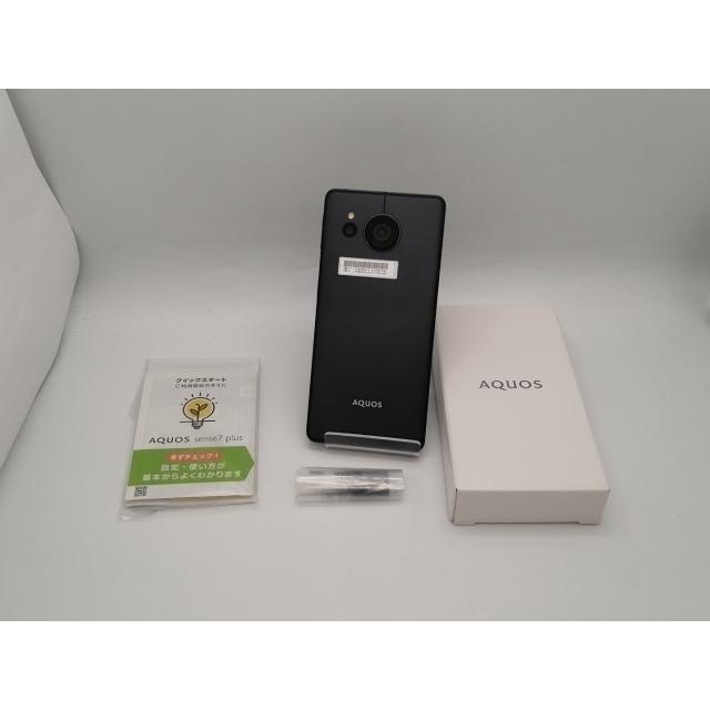中古】SHARP SoftBank 【SIMフリー】 AQUOS sense7 plus ブラック 6GB