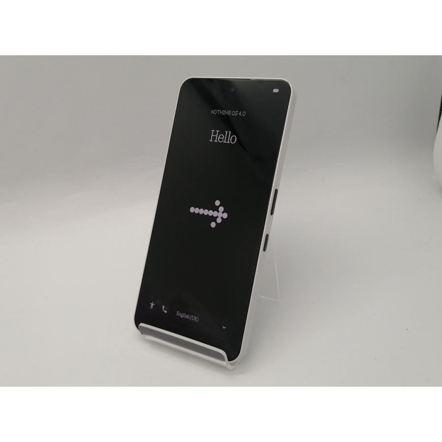 中古】NOTHING 国内版 【SIMフリー】 Nothing Phone (3a) ホワイト
