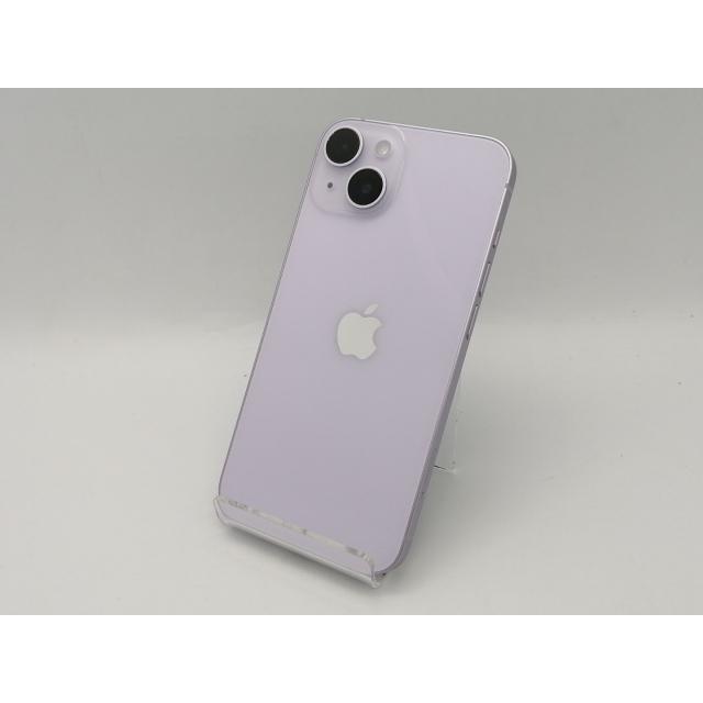 中古】Apple au 【SIMフリー】 iPhone 14 128GB パープル MPUY3J/A 