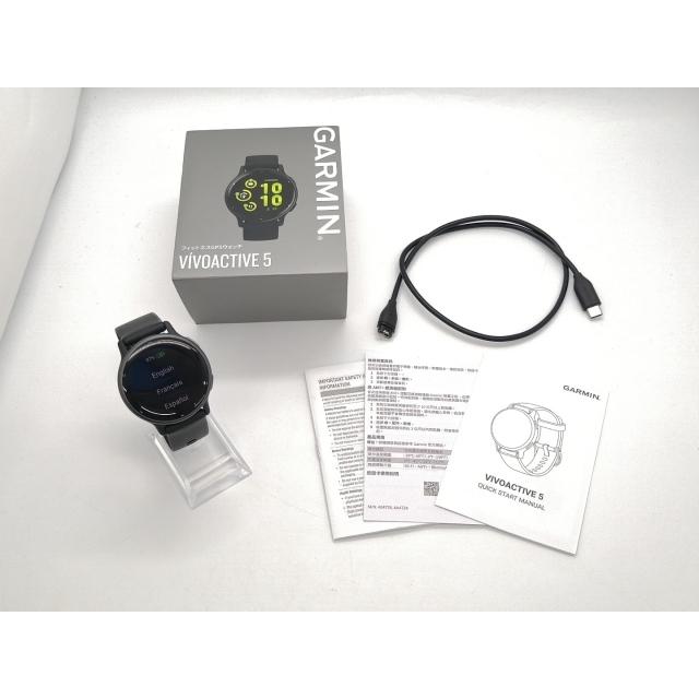 中古】Garmin vivoactive 5 Black/Slate 010-02862-40【広島本通】保証
