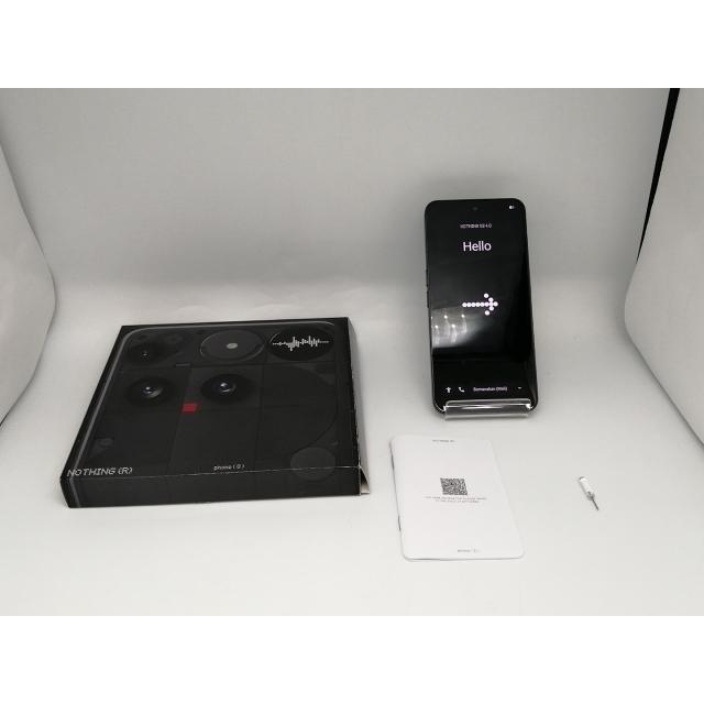 中古】NOTHING 国内版 【SIMフリー】 Nothing Phone (3) ブラック 16GB