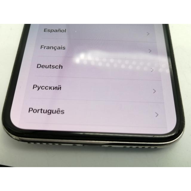 中古】Apple docomo 【SIMロックあり】 iPhone X 64GB シルバー MQAY2J
