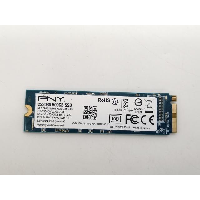 Crucial NVMe SSD 500GB 中古 中古】各社 500GB SSD (M.2 2280/PCIe3.0 NVMe)【広島本通】保証期間1