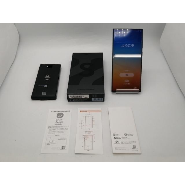 中古】SAMSUNG au 【SIMフリー】 Galaxy S22 Ultra ファントムブラック