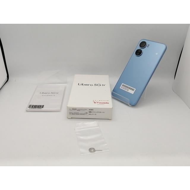 Libero 5G IV 128GB SIMフリー　割れなし　ほぼ未使用 中古】ZTE ymobile 【SIMフリー】 Libero 5G IV 4GB 128GB ブルー