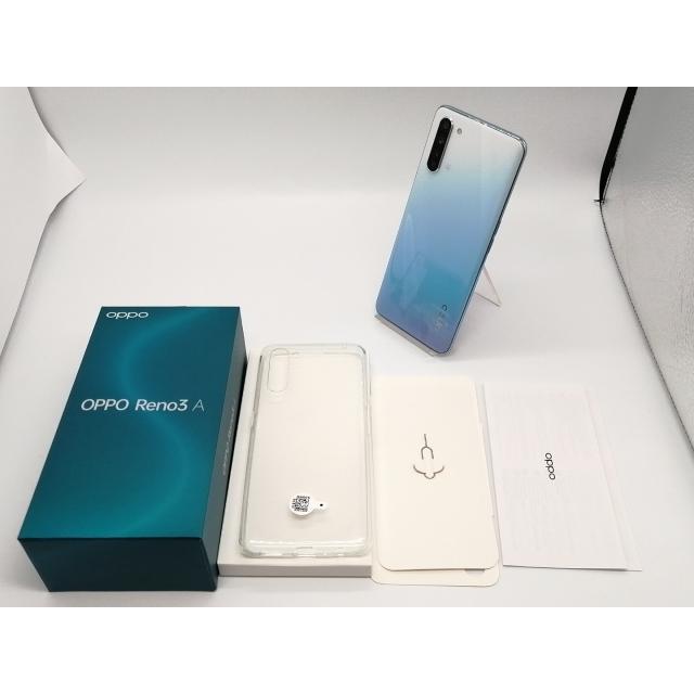 中古】Oppo 楽天モバイル 【SIMフリー】 OPPO Reno3 A ホワイト 6GB 