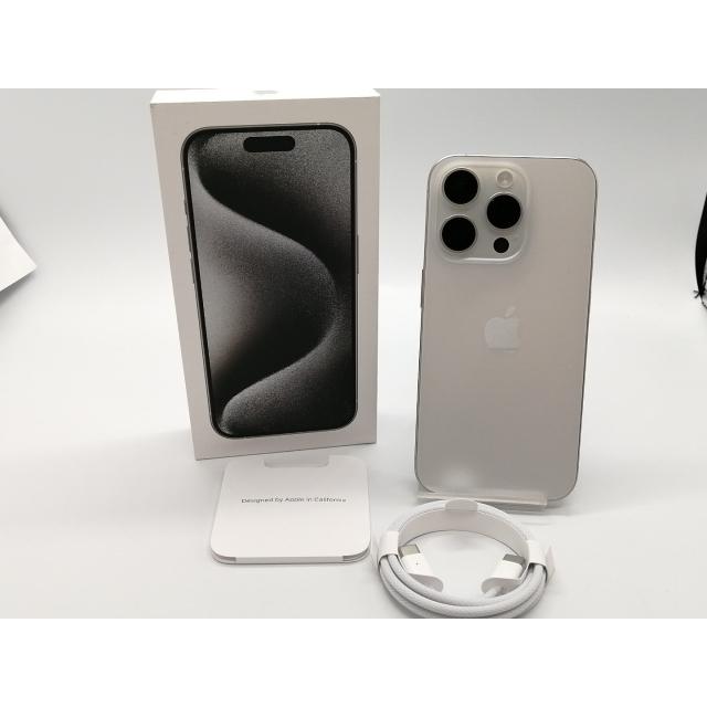 美品　iPhone 15 Pro 128GB ホワイトチタニウム SIMフリー版 中古】Apple 国内版 【SIMフリー】 iPhone 15 Pro 128GB ホワイト