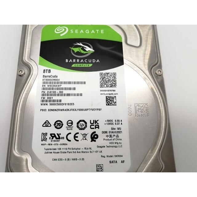 8TB HDD 中古 Seagate ST8000DM004 注意コンディション 中古】Seagate ST8000DM004 8TB/5400rpm/256MB/6Gbps【小倉駅前】保証