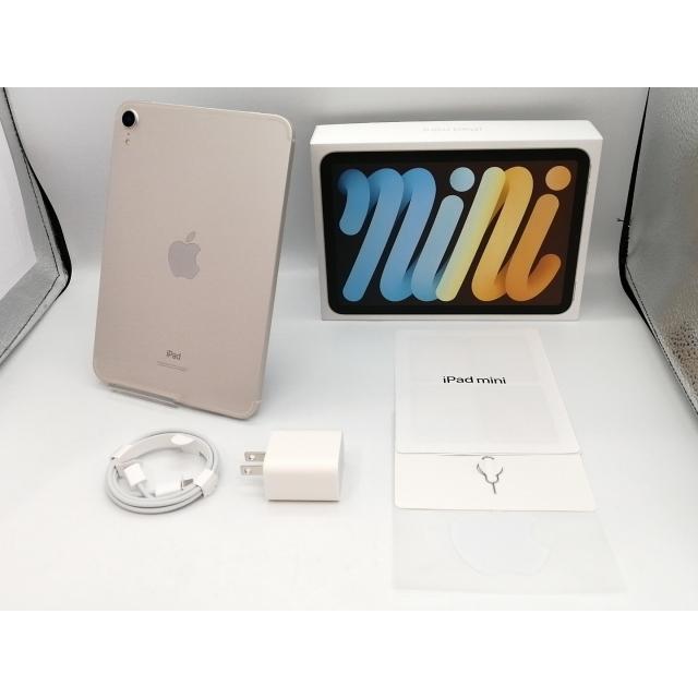 【中古美品】iPad mini 第6世代 セルラー 64GB スターライト 中古】Apple 国内版 【SIMフリー】 iPad mini（第6世代/2021） 64GB