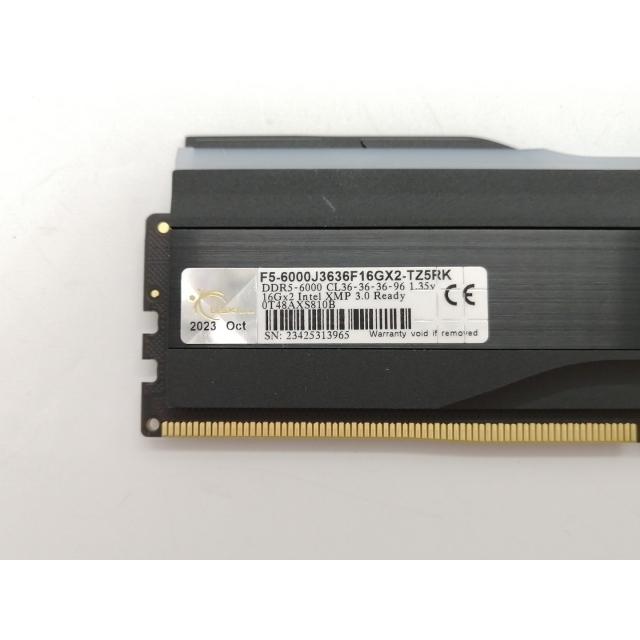 中古】DDR5 16GB 2枚組（合計32GB） DDR5-6000(PC5-48000