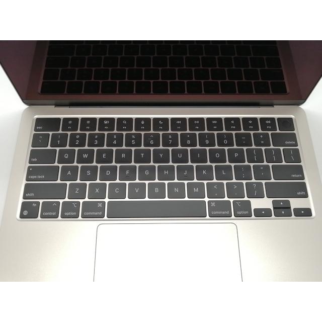 【中古】Apple MacBook Air 13インチ CTO (M2,2022) スターライト M2(CPU:8C/GPU:10C)/16G/512G/67W(70W) AC【小倉駅前】保証期間１ヶ月【ランクA】の画像
