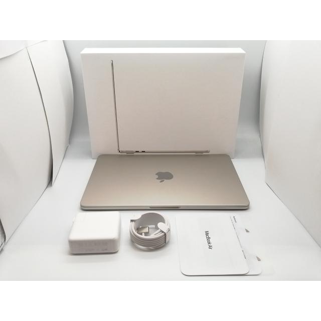 【中古】Apple MacBook Air 13インチ CTO (M2,2022) スターライト M2(CPU:8C/GPU:10C)/16G/512G/67W(70W) AC【小倉駅前】保証期間１ヶ月【ランクA】の画像