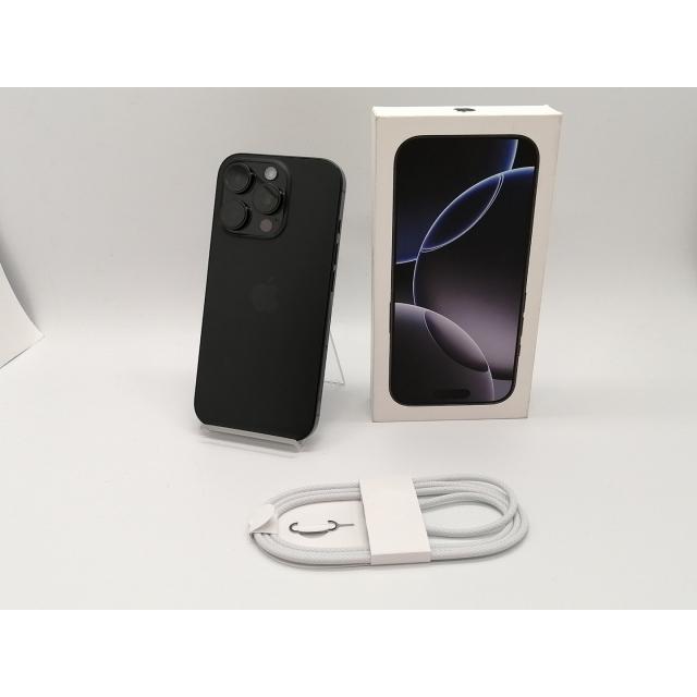 【中古】Apple 国内版 【SIMフリー】 iPhone 16 Pro 512GB ブラックチタニウム MYN43J/A【小倉駅前】保証期間１ヶ月【ランクA】の画像