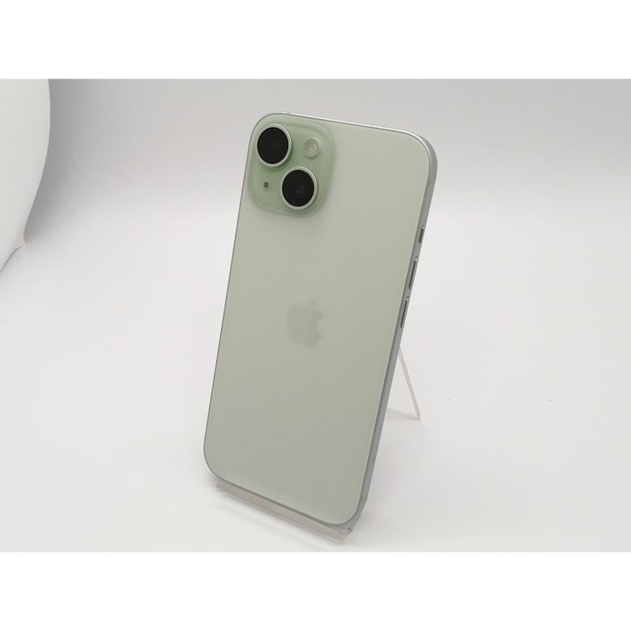 中古】Apple 国内版 【SIMフリー】 iPhone 15 512GB グリーン MTMY3J/A 