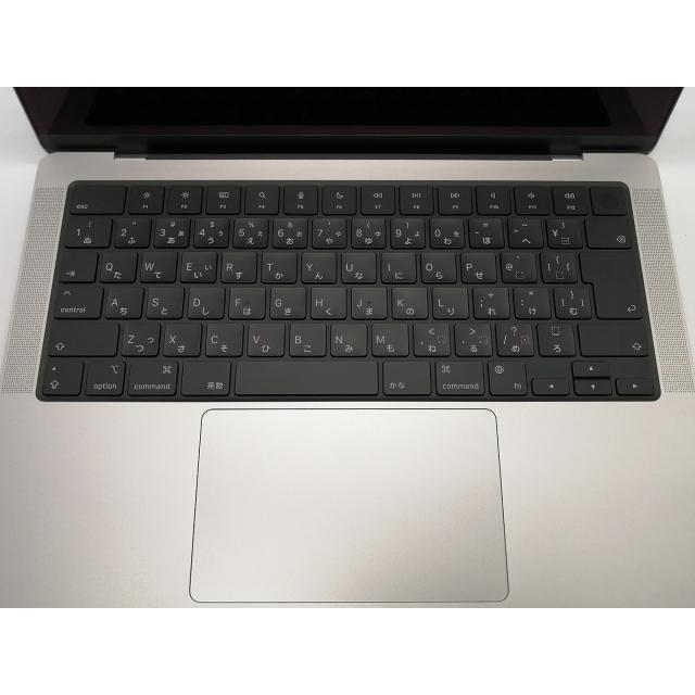 【中古】Apple MacBook Pro 14インチ M3(CPU:8C/GPU:10C) 8GB/512GB シルバー MR7J3J/A (14インチ,M3,2023)【小倉駅前】保証期間１ヶ月【ランクB】の画像