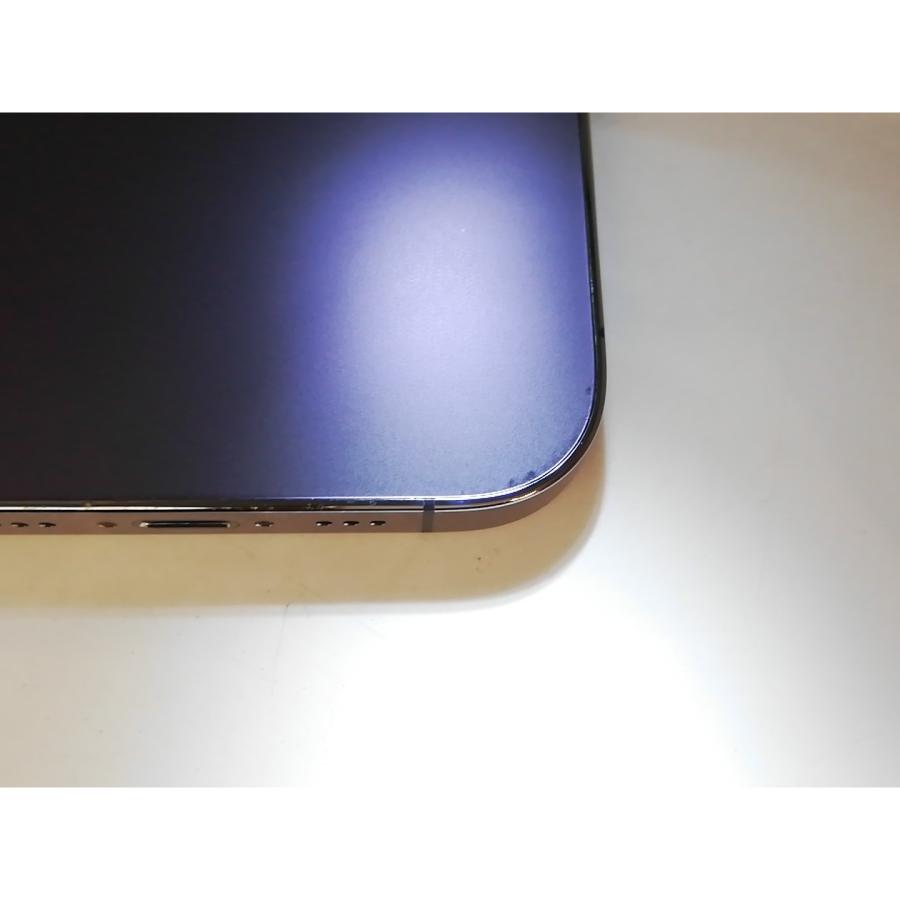 【中古】Apple SoftBank 【SIMフリー】 iPhone 14 Pro 128GB ディープパープル MQ0F3J/A【鹿児島中町】保証期間１ヶ月【ランクC】の画像
